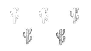 Idée de cactus 3 dessin