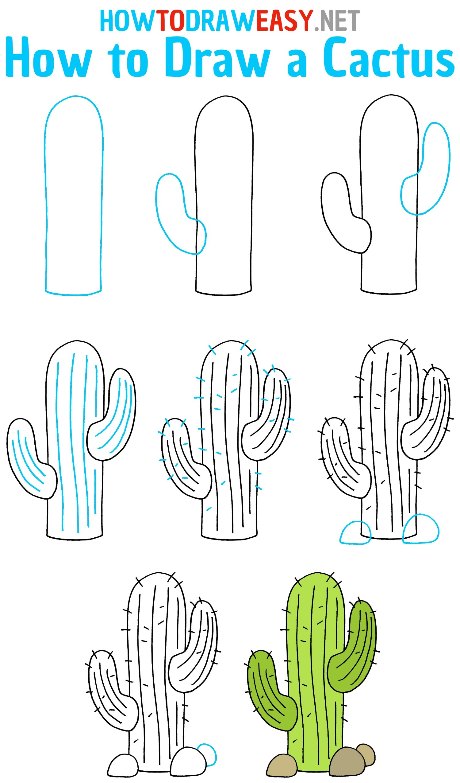 Idée de cactus 5 dessin