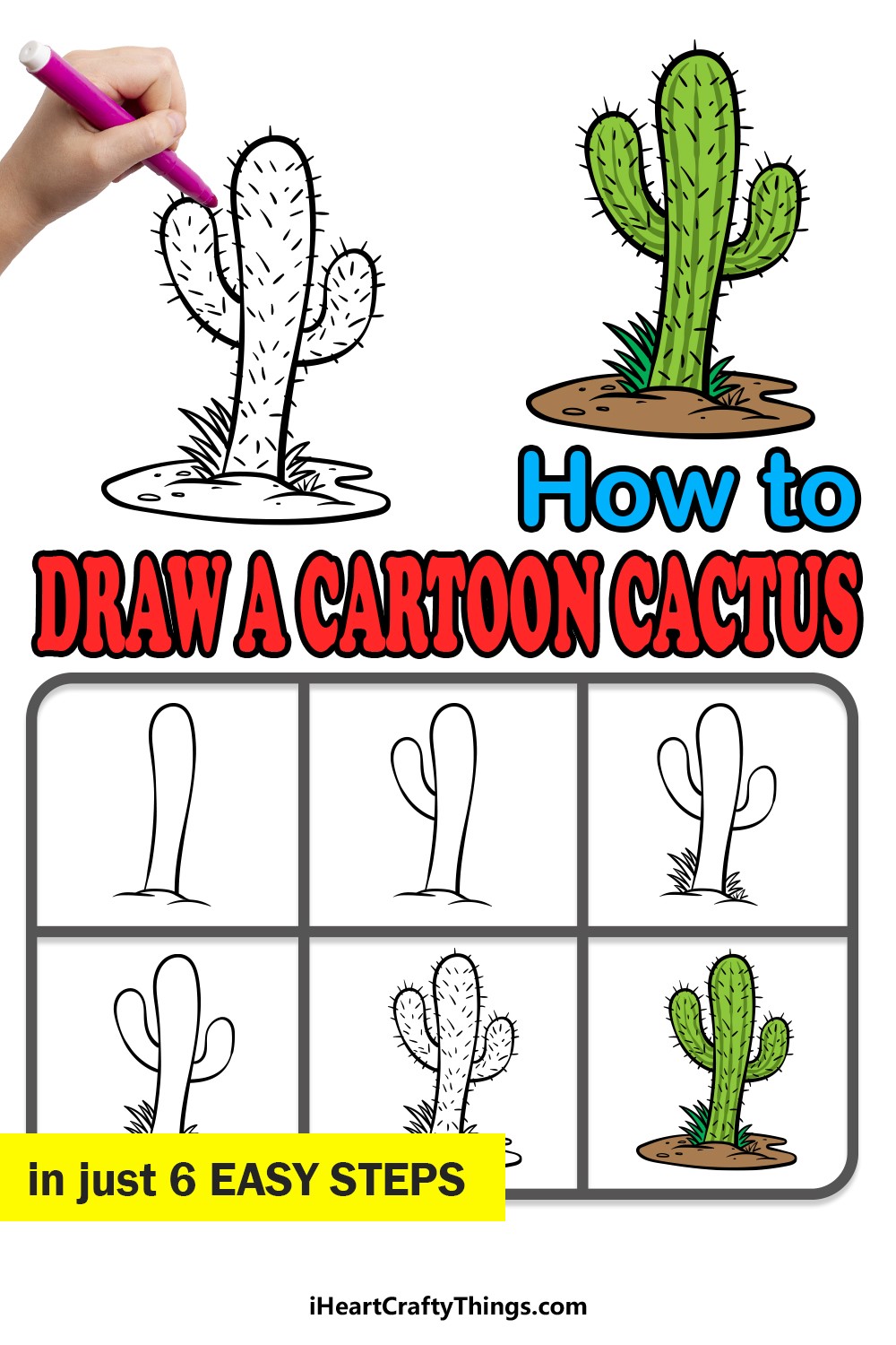 Idée de cactus 8 dessin