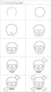 Idée de crâne 4 dessin