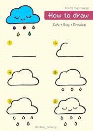 Idée de nuage de pluie 1 dessin