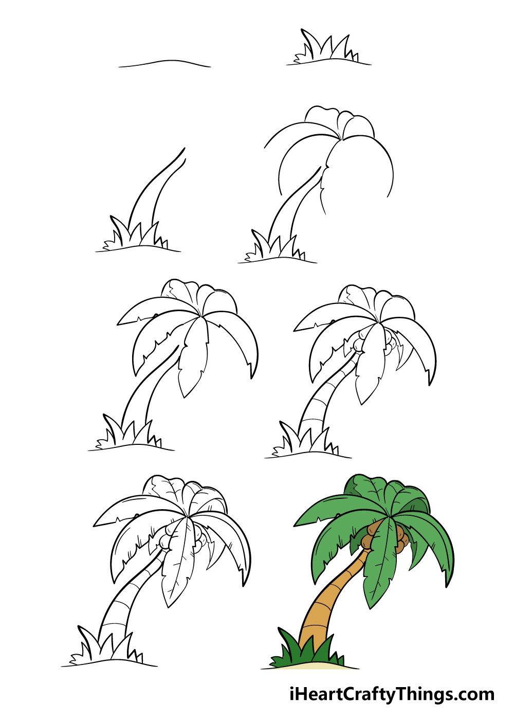 Idée de palmier 8 dessin