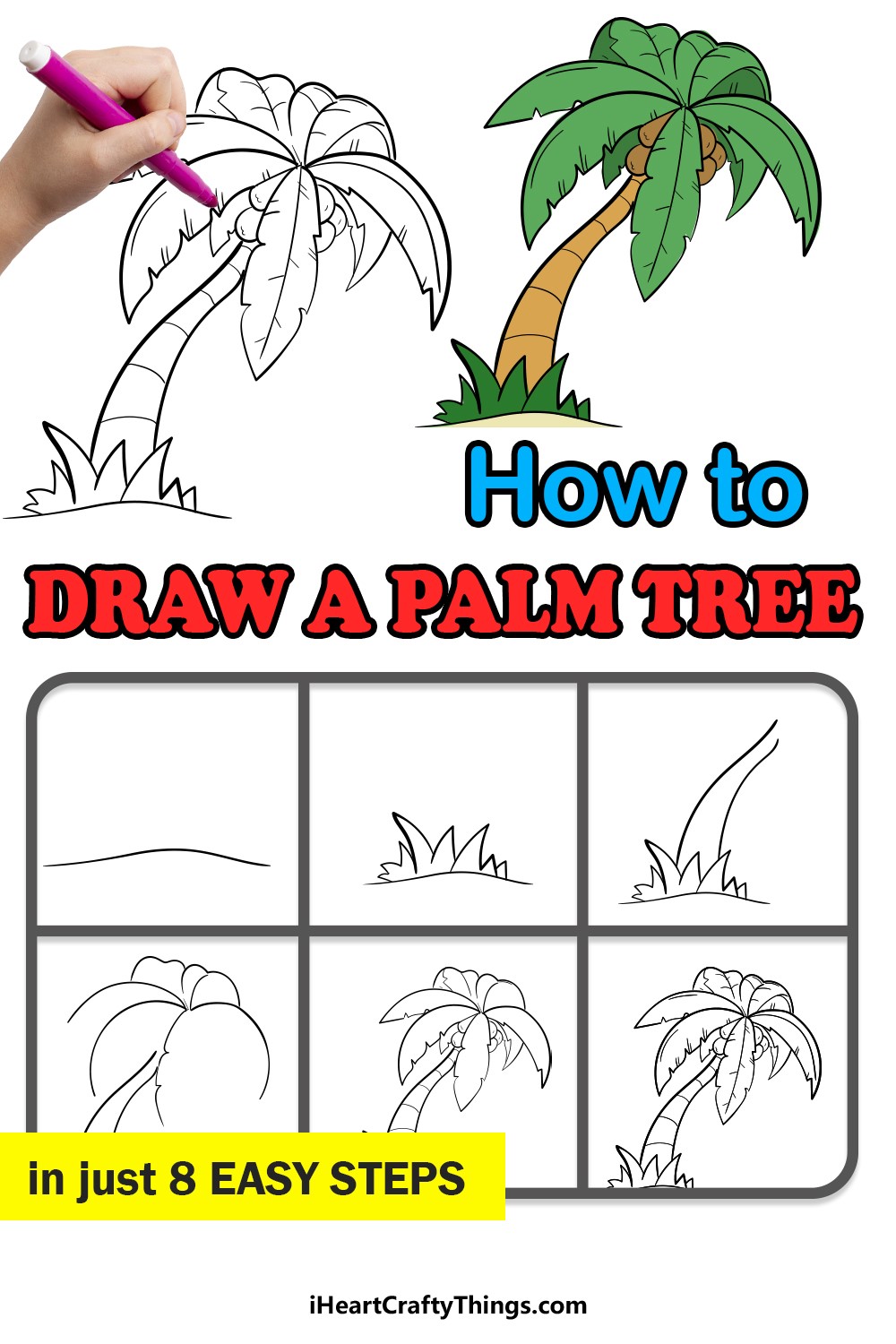 Idée de palmier 9 dessin