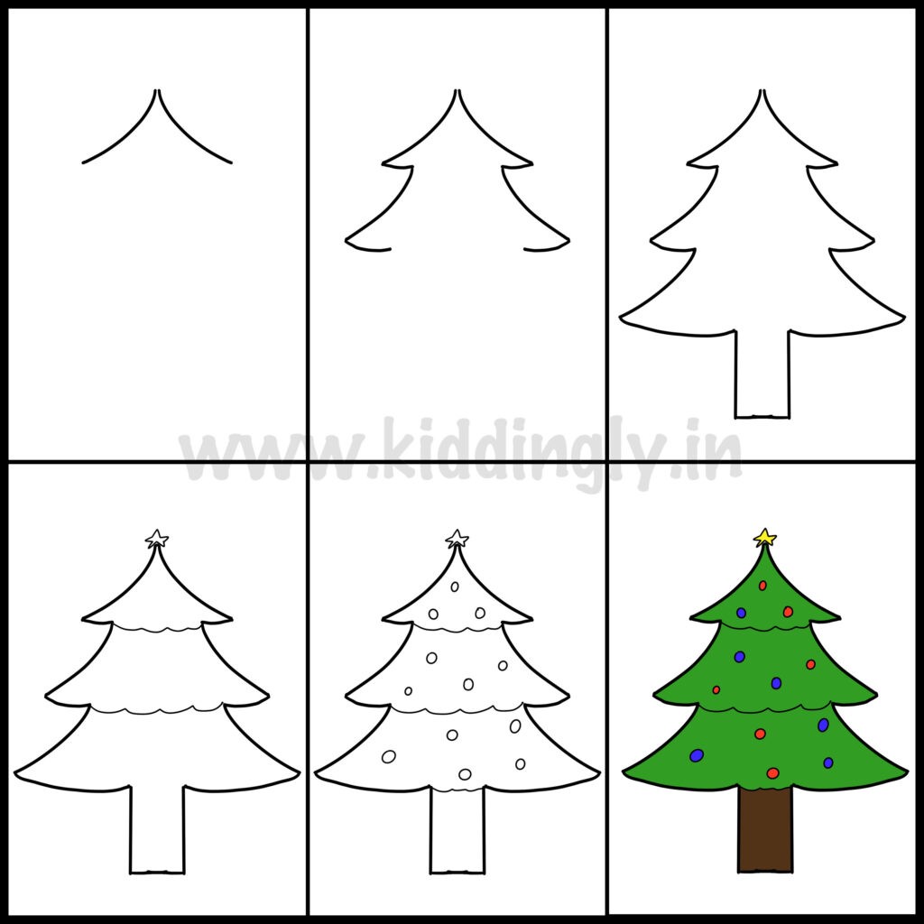 Idée de sapin de Noël 3 dessin