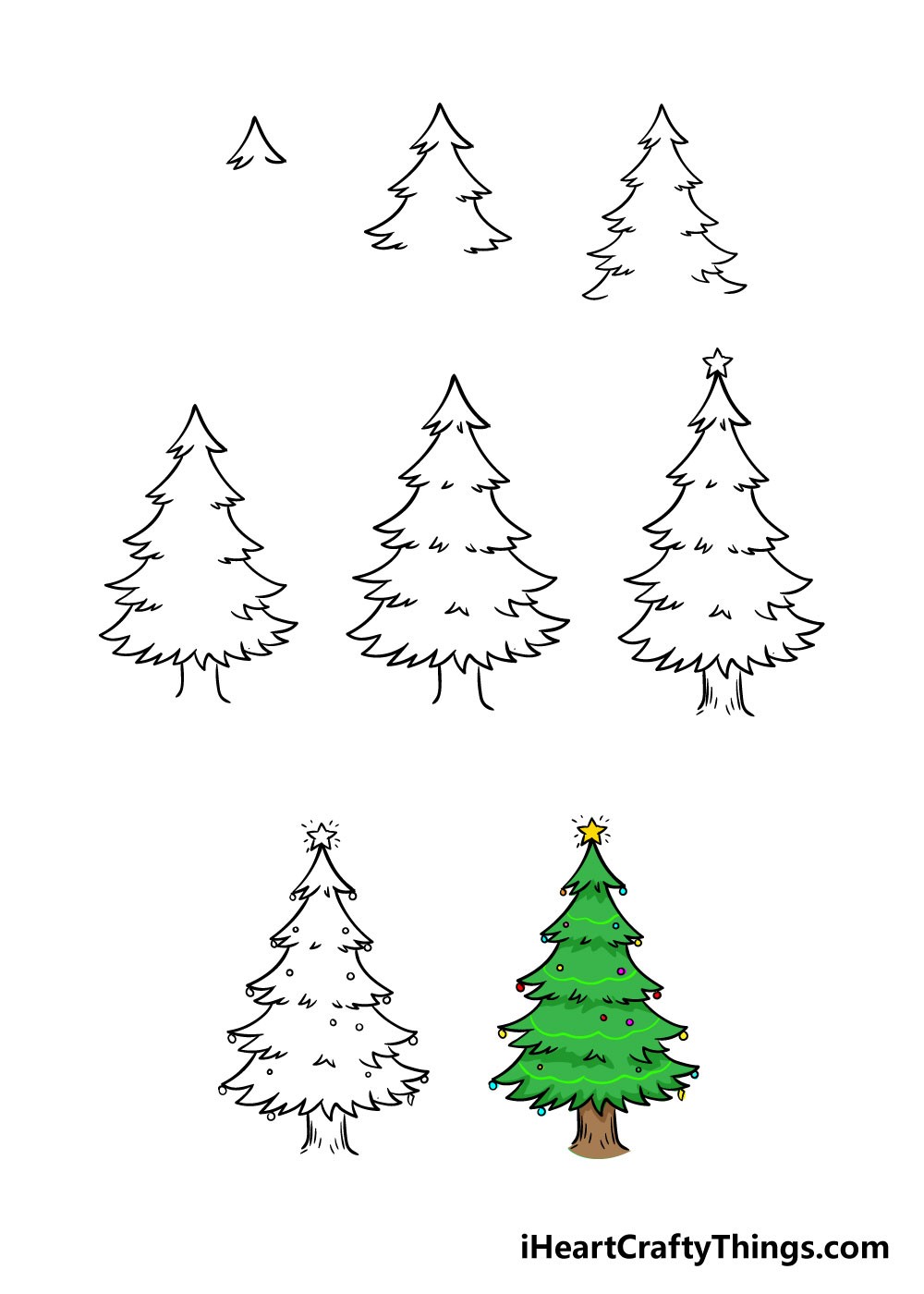Idée de sapin de Noël 5 dessin