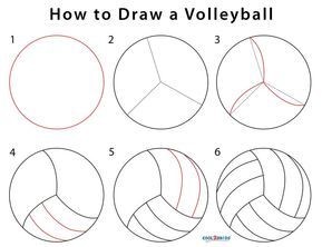 Idée de volley-ball 1 dessin