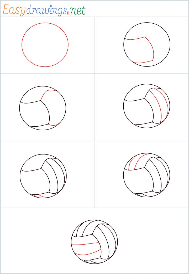 Idée de volley-ball 4 dessin