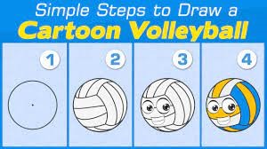 Idée de volley-ball 5 dessin