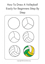 Idée de volley-ball 6 dessin