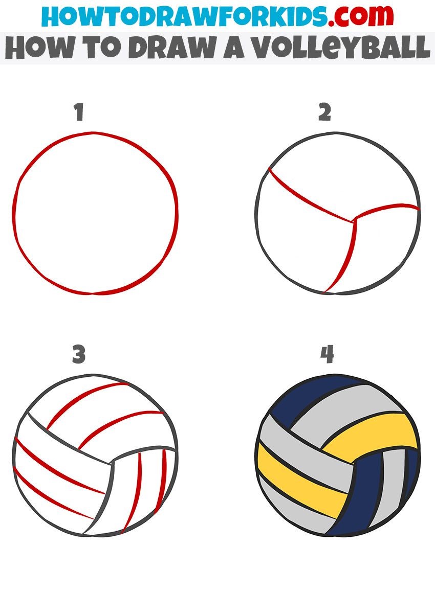 Idée de volley-ball 7 dessin