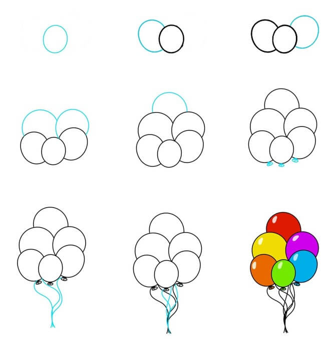 Des ballons dessin