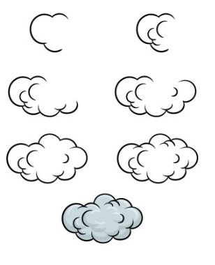 Des nuages dessin