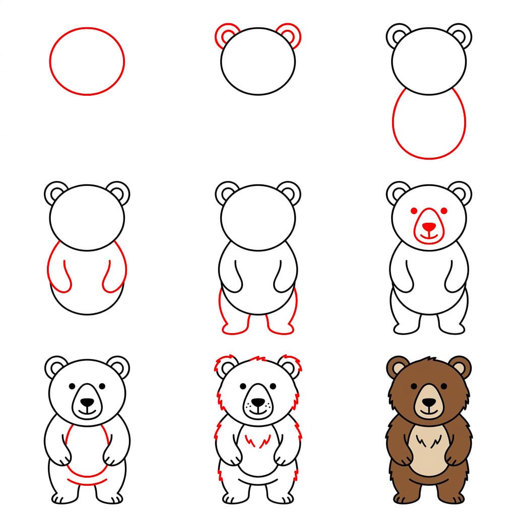 Ours gratuit dessin