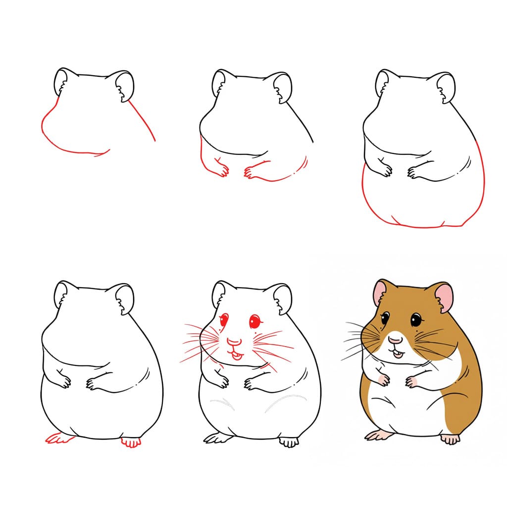 Bon hamster dessin