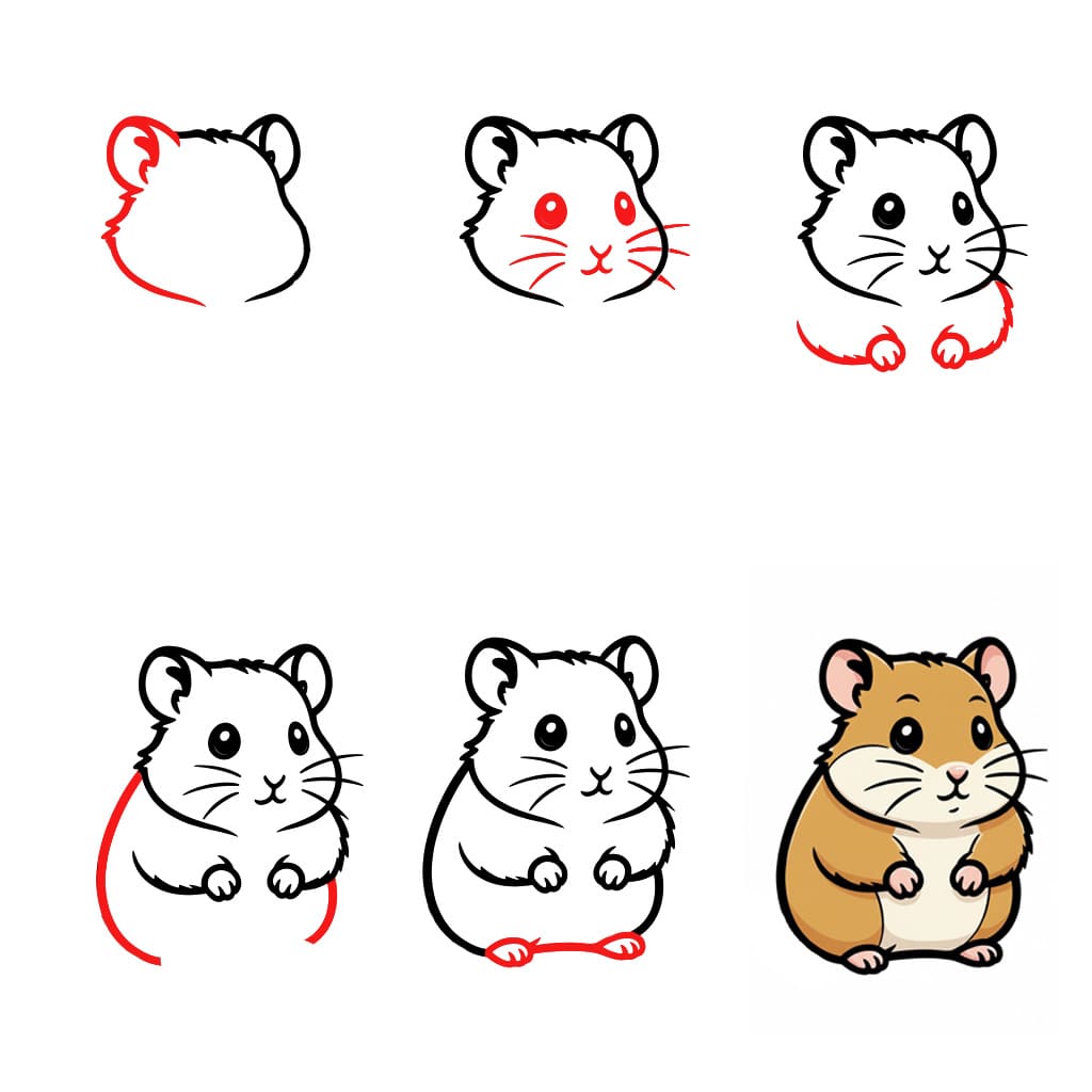 Hamster gratuit dessin