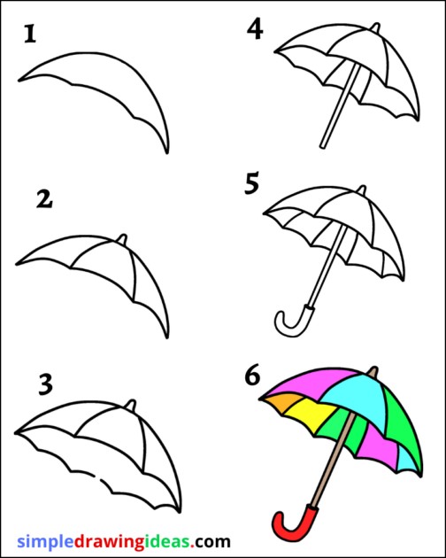 Idée de parapluie 10 dessin