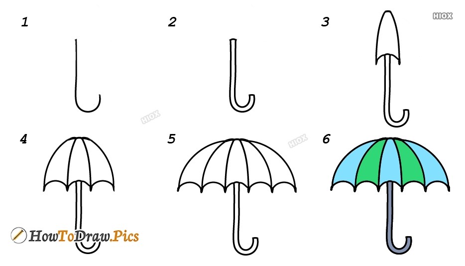 Idée de parapluie 12 dessin