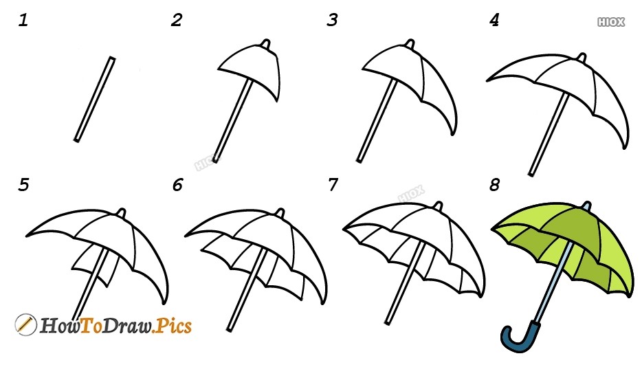 Idée de parapluie 9 dessin