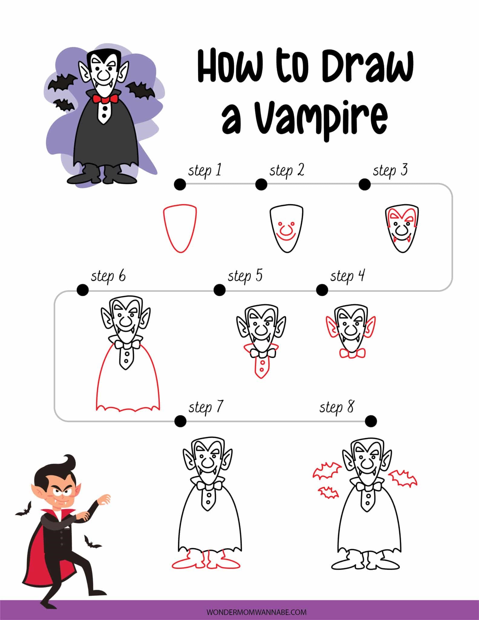 Idée de vampire 6 dessin