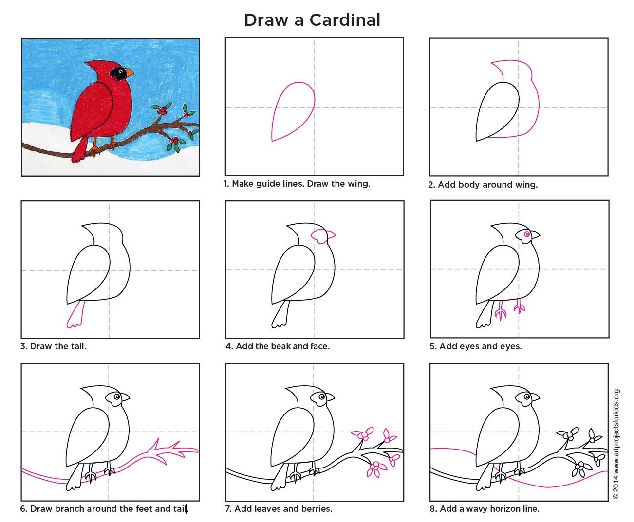Idée cardinale 9 dessin