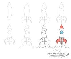 Idée de fusée 4 dessin