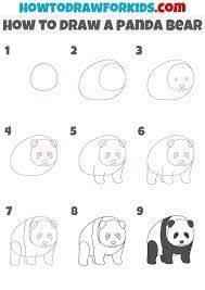 Idée de panda 1 dessin