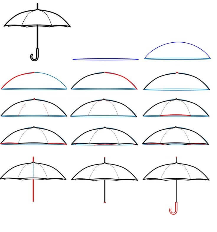 idée de parapluie (20) dessin