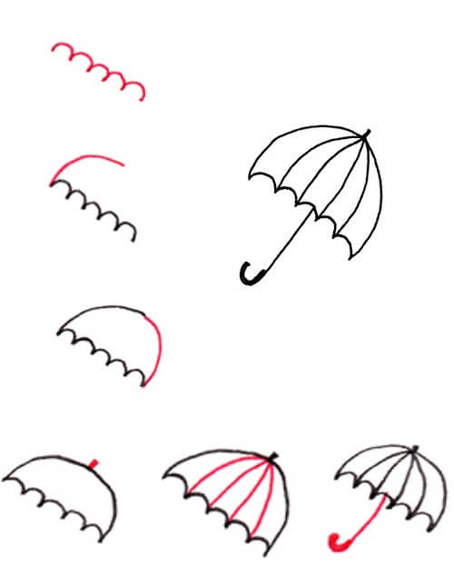 idée de parapluie (22) dessin