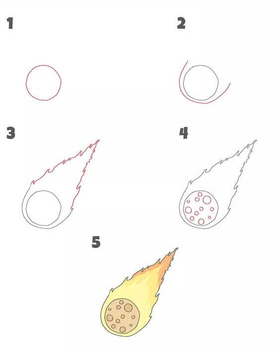 idées de comète (3) dessin