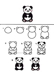 Un panda mignon 3 dessin