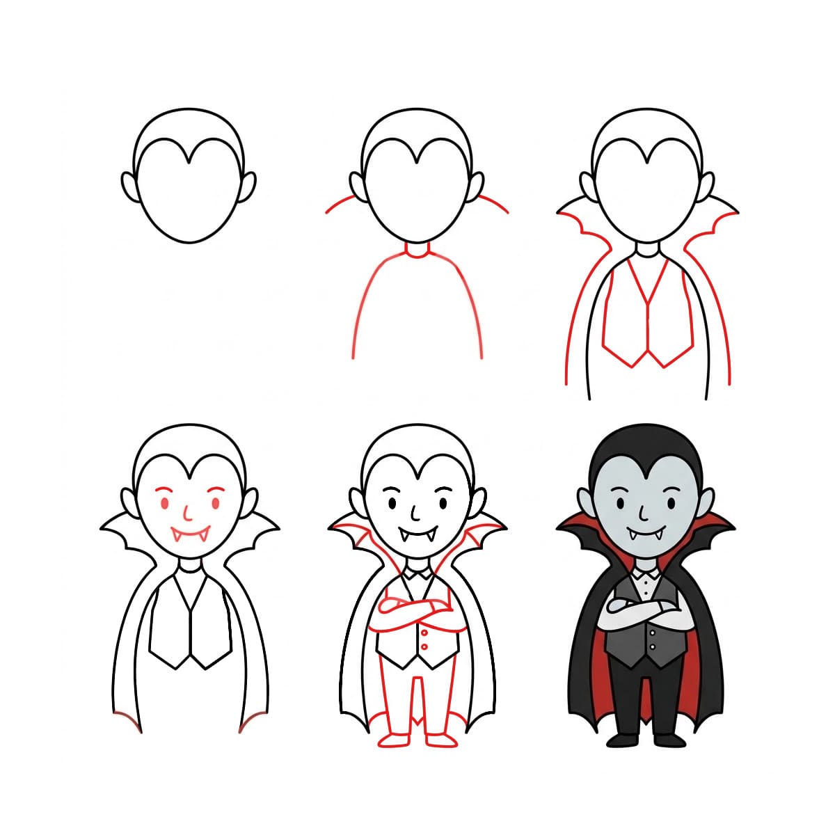 Vampire basique dessin
