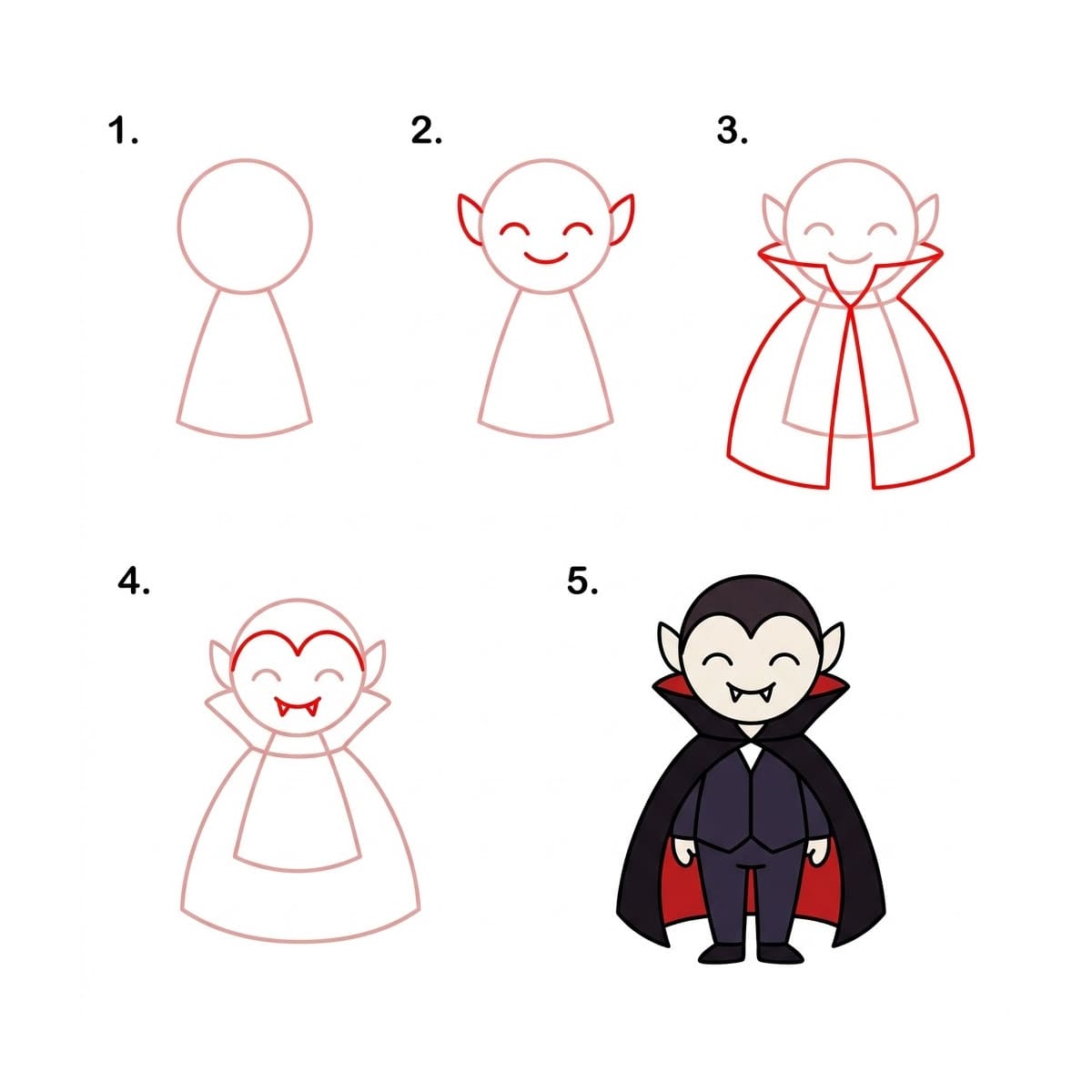 Vampire drôle dessin