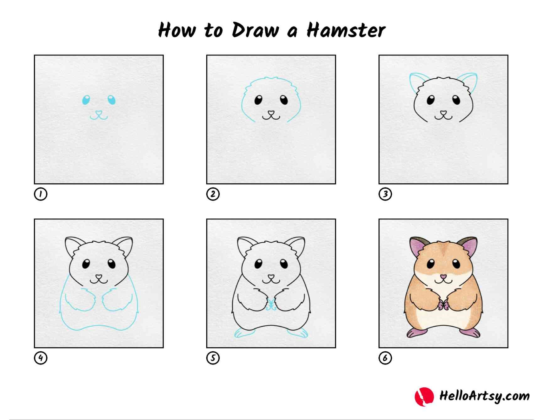 Idée de hamsters 1 dessin
