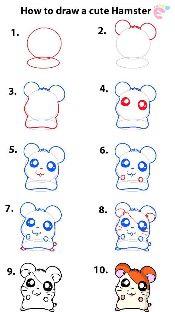 Idée de hamsters 3 dessin