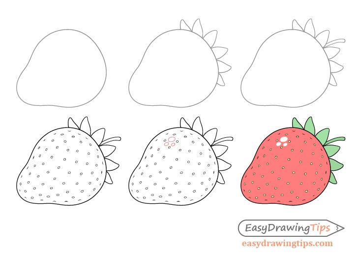 Idée fraise 2 dessin