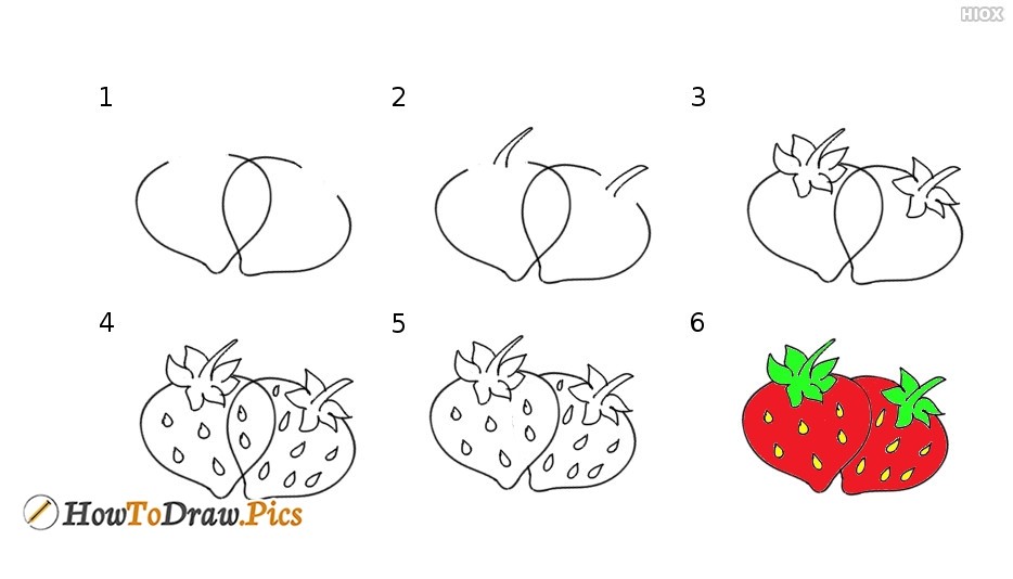 Idée fraise 7 dessin
