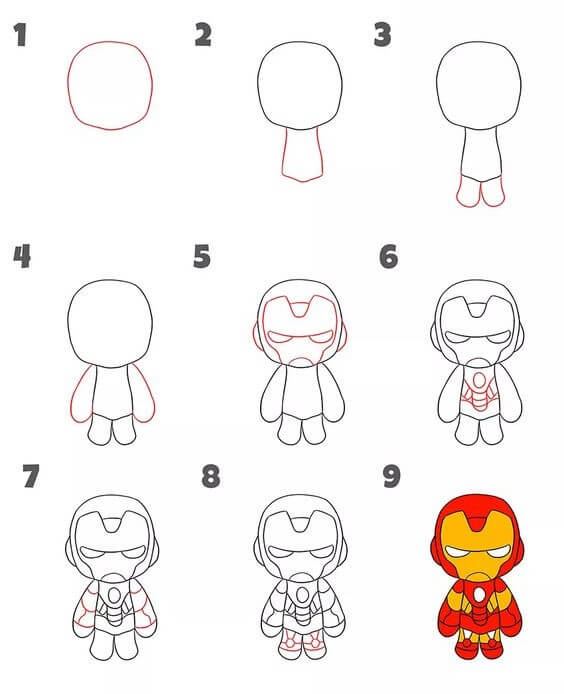 Bébé Iron Man (3) dessin