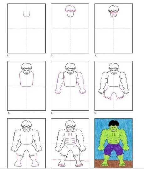 Hulk animé dessin