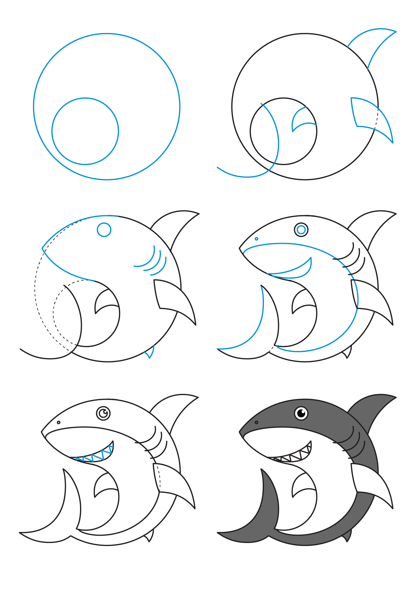 idée de requin (31) dessin