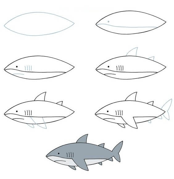 idée de requin (5) dessin