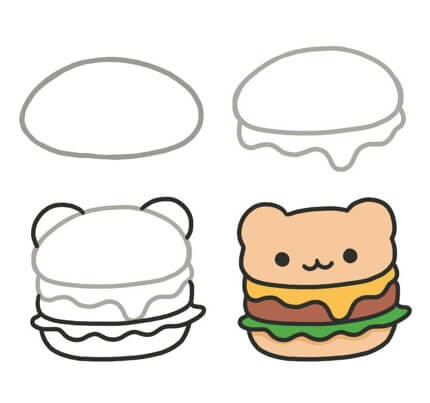 Animations de hamburgers 2 dessin