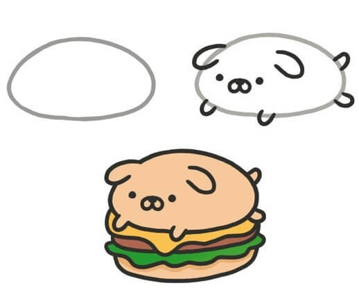 Animations de hamburgers 4 dessin
