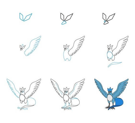 Articuno dessin