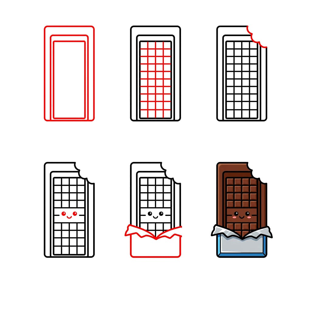 Chocolat souriant dessin