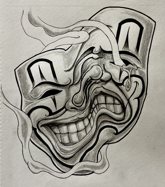 Clown chicano (4) dessin