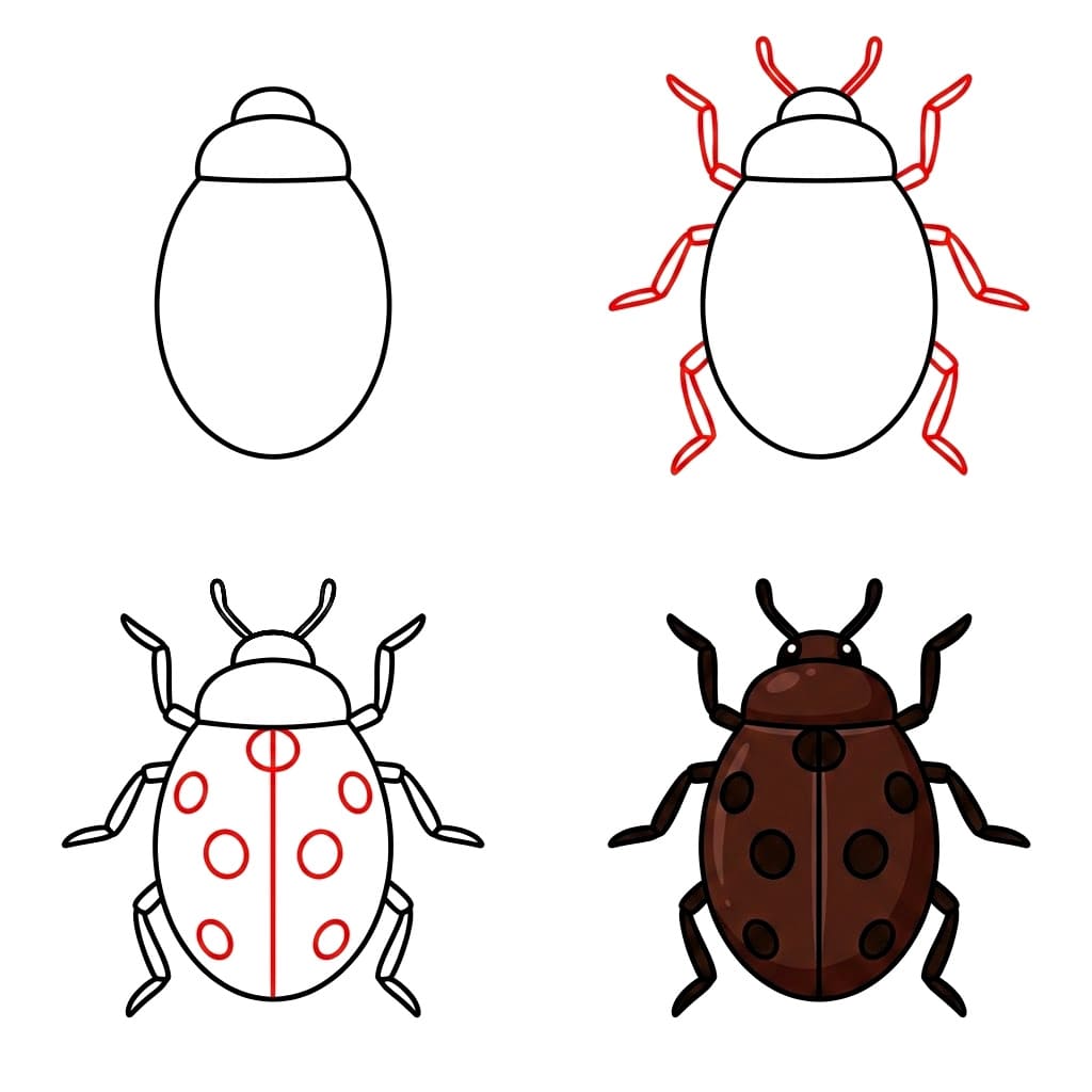 Coléoptères normaux dessin