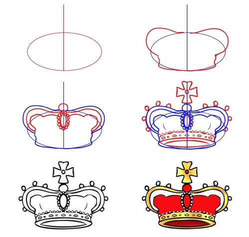Couronne papale dessin