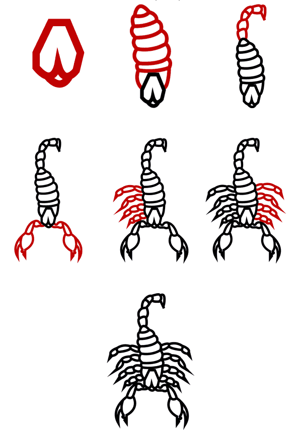 Empereur Scorpion dessin