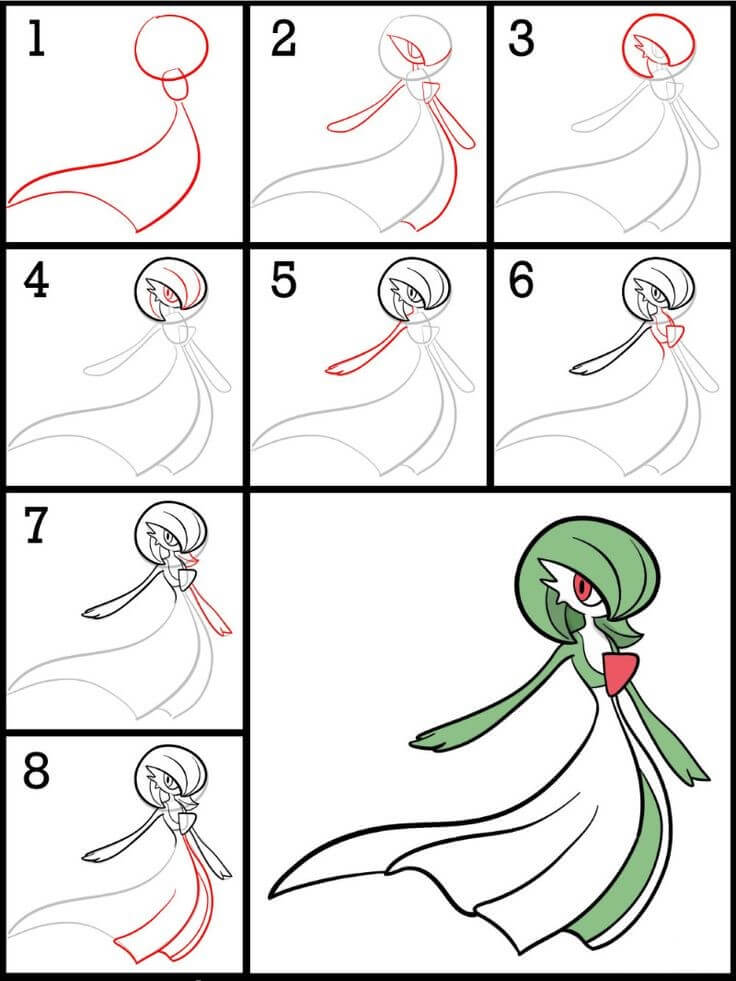 Gardevoir dessin