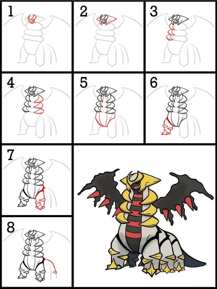 Giratina dessin